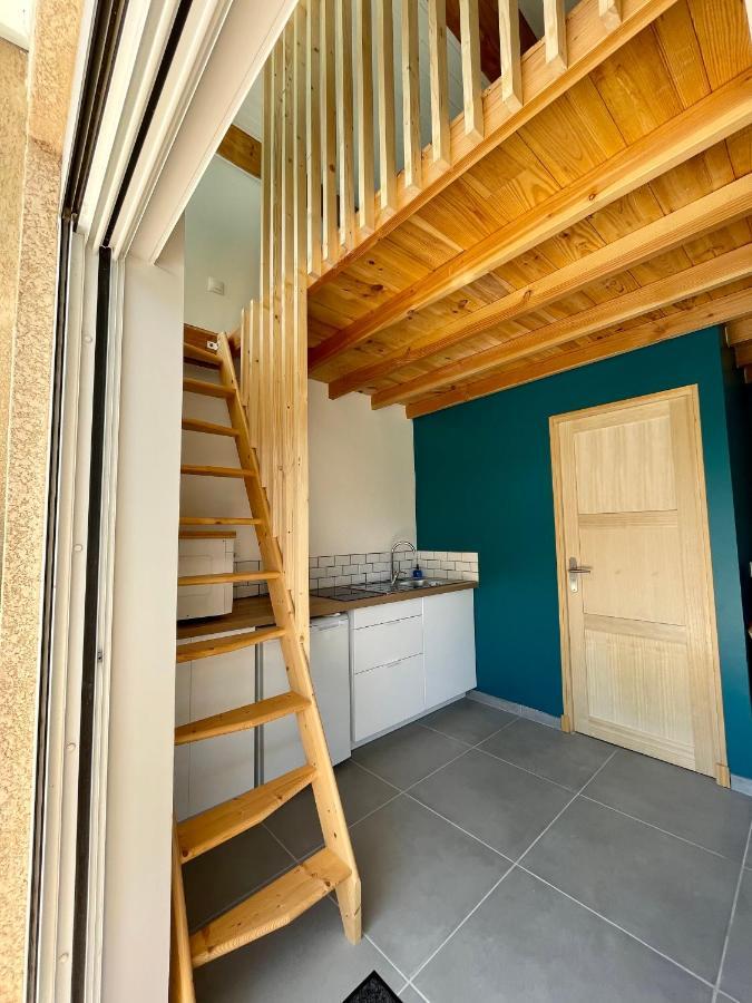 Annexe Des Pins - Studio Gite Avec Piscine & Climatisation Villeneuve-lès-Béziers Exterior foto